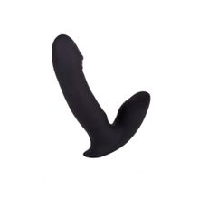 Чёрный массажёр простаты с вибрацией (138558)