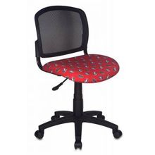 Кресло детское Бюрократ CH-296NX MOTO_RD спинка сетка черный сиденье красный мотоциклы Moto-Rd