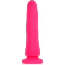 DreamLove Розовый фаллоимитатор из силикона Delta Сlub Toys Dong Pink Silicone - 23 см. (розовый)