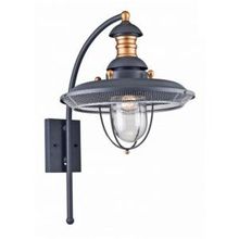 Настенный светильник уличный Magnificent Mile черный золото E27 60W*1 220V арт. S105-57-01-G