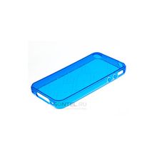 Силиконовая накладка для iPhone 4 4S вид №28 blue
