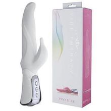 Белый вибратор VIBE THERAPY PINNACLE - 23 см. Белый