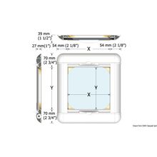 Osculati Ocenair Surface SkyScreen for BOMAR round 518 W, 19.801.01