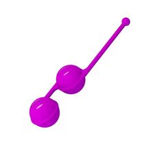 Лиловые вагинальные шарики Kegel Tighten Up III (127456)