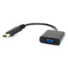 Адаптер DisplayPort M - VGA F, 0.15 м, Cablexpert (A-DPM-VGAF-02)