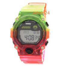 Skmei 1197GNRD green red strap