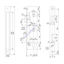 Корпус замка Гардиан Profi11 45.92.24 (15 шт. уп.)