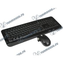 Комплект клавиатура + мышь Microsoft "Wireless 850 Desktop" PY9-00012, беспров., черный (USB) (ret) [131397]