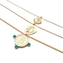 Многослойное колье "Античность" (арт. 81100-2)