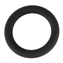 Черное эрекционное кольцо на пенис и мошонку (233777)