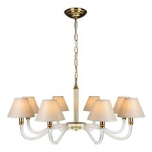 iLamp Подвесная люстра iLamp Amber YT2043-8 GD+Cear ID - 116220