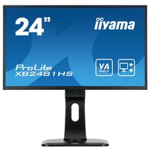 Монитор iiyama xb2481hs-b1, 23.6" (1920x1080), mva, vga (d-sub), dvi, hdmi