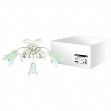 Люстра НПБ-08-02-3х40 «Луиза» белый с золотом 3х40Вт E14 |  код. SQ0370-0014 |  TDM