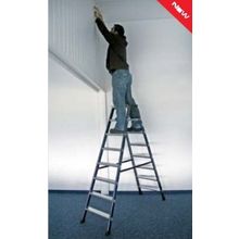 SEPRO D двухстороняя лестница с анодированным покрытием 2х7 ступенек