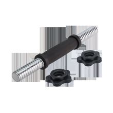STARFIT Гриф гантельный BB-105, металлический, с пластиковыми замками, 30 см
