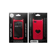 Красный чехол HUSTLER из силикона для iPhone 4, 4S H45533-11001