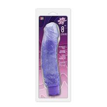 Dream Toys Фиолетовый водонепроницаемый вибратор JELLY JOY SWEET MOVE MULTI-SPEED VIBE - 20 см.