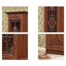 Стенка "Вивальди-1" компл.1 яблоня, патина черная