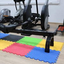 DFC Мат - пазл для фитнесса и тренажеров, 1 элемент черный