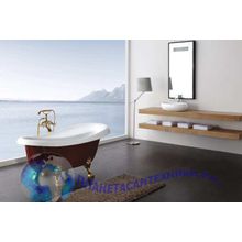 Ванна акриловая отдельностоящая BELBAGNO BB04-ROS