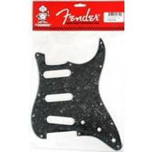 PICKGUARD STANDARD STRAT -3 SINGLE COILS 11 SCREW HOLES - BLACK PEARL - 4-PLY