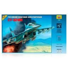 ПОДАРОЧНЫЙ НАБОР Российский фронтовой бомбардировщик Су-32 Ф,1:72Н + клей краски кисточка (7250П)