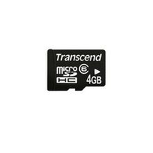 Transcend MicroSDHC 4GB Class 6 TS4GUSDC6