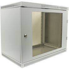 NT WALLBOX LIGHT 9-63 G Шкаф 19&#34; настенный, серый 9U 600*350, дверь стекло-металл