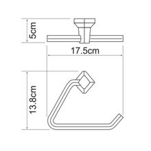 WasserKRAFT Держатель полотенец Aller K-1161