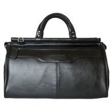 Carlo Gattini Кожаный саквояж Altamura black (арт. 4025-01)