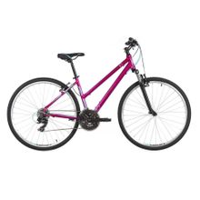 KELLYS CLEA 10 VIOLET, кроссовый велосипед, колёса 28", рама: Al 6061 17", 21 скор.