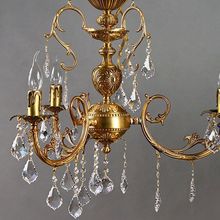 Люстра AMBIENTE by Brizzi Alicante 8888 3 AB Leaf Crystal