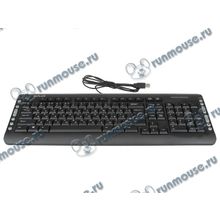 Клавиатура Delux "K5015", 102+15кн., черно-серебр. (USB) (ret) [124280]