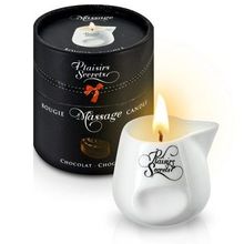 Массажная свеча с ароматом шоколада Bougie de Massage Gourmande Chocolat - 80 мл. Белый