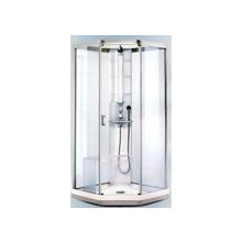 Ido Душевая кабина Showerama 9-5 90*70 белый профиль, стекло тонированное - Душевая кабина Showerama 9-5 90*70 см (артикул 48750-23-907)