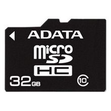 Карта памяти micro SDHC 32Gb A-Data Class 10