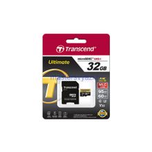 Карта памяти Transcend Ultimate microSDHC 32 ГБ до 95Mb s   (TS32GUSDU3M)