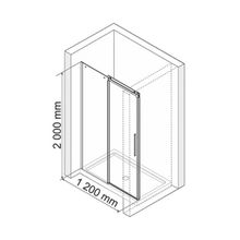 WasserKRAFT Душевая дверь Dinkel 58R05