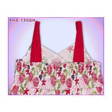 CrocKid Платье из поплина д дев 15261 розовые цветы