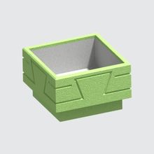 Цветочница Ц-4-к1 (зеленое напыление)