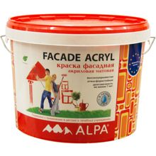 Alpa Facade Acryl 9 л бесцветная