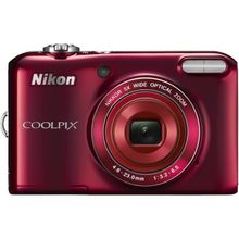 Фотоаппарат Nikon Coolpix L28 красный   розовый