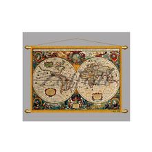 Карта мира 17-18 век