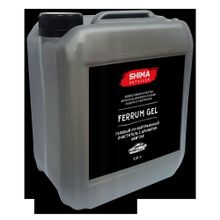 Гелевый pH-нейтральный очиститель поверхностей авто SHIMA DETAILER FERRUM GEL NEW CAR, 5 л, Shima