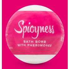 Бомбочка для ванны с феромонами Spicy - 100 гр. S-M-L Белый