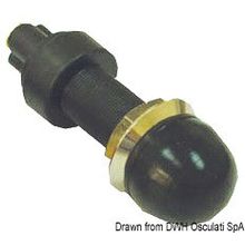 Osculati Watertight brass push button black, 14.910.00NE