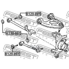 Болт С Эксцентриком | Зад Прав Лев | Toyota Cresta Gx90 Jzx9# Lx90 Sx90 1992.10-1996.09 [Jp] Febest арт. 0129001