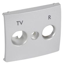 Legrand Лицевая панель Legrand Valena розетки TV-FM алюминий 770265 ID - 260167