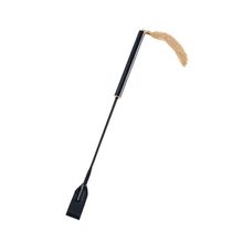 Черный гладкий стек PREMIUM RIDING CROP - 45 см. (237864)