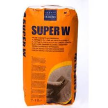 Плиточный клей KIILTO SUPER W для облицовки стен и полов керамической плиткой. 15 кг KIILTO